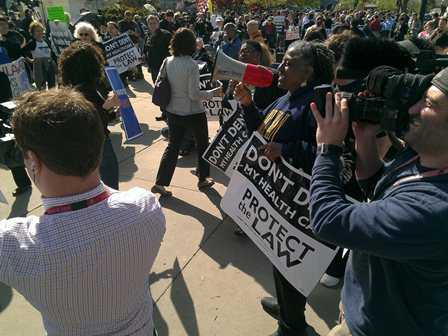 Health Care law protest